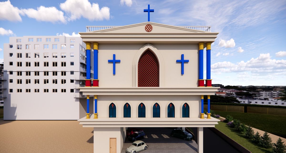 Architect's render of the proposed Centenary Building, north elevation